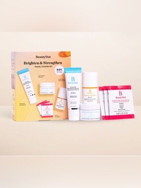 BeautyStat Skincare Brighten & Strenghten Travel Set Bundle (2) - NIB